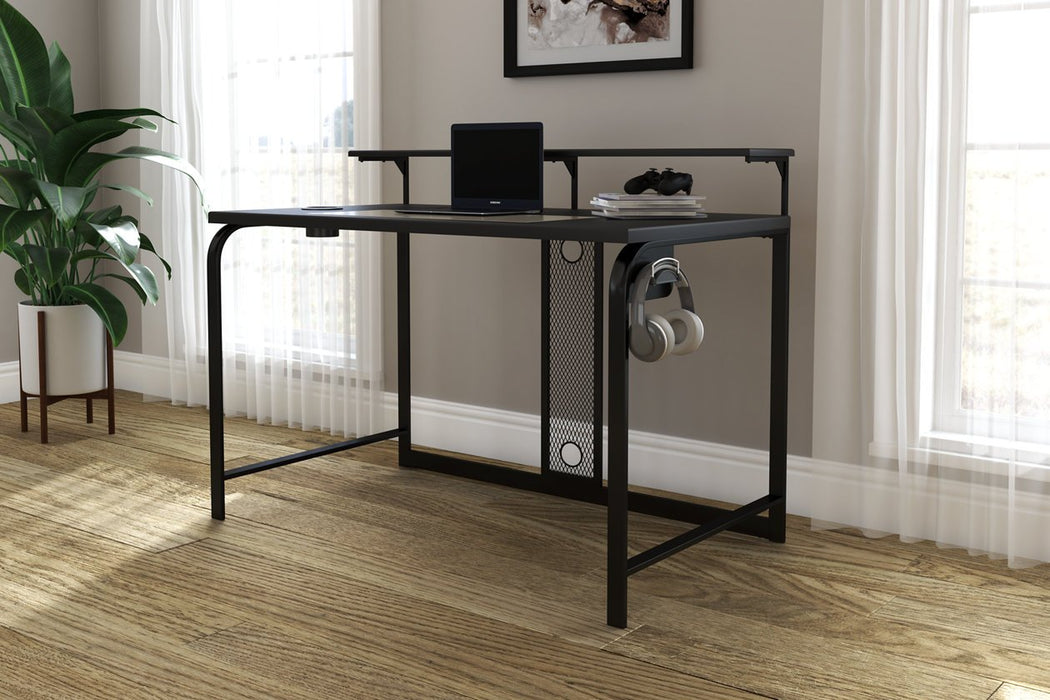 Lynxtyn Black 48" Home Office Desk - Lara Furniture