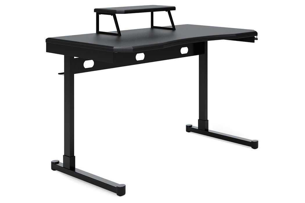 Lynxtyn Black 48" Home Office Desk - Lara Furniture