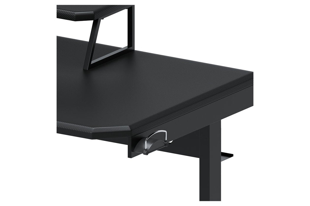 Lynxtyn Black 48" Home Office Desk - Lara Furniture