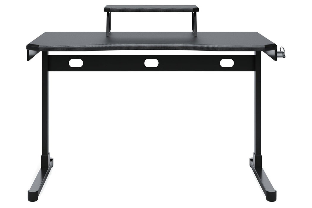 Lynxtyn Black 48" Home Office Desk - Lara Furniture