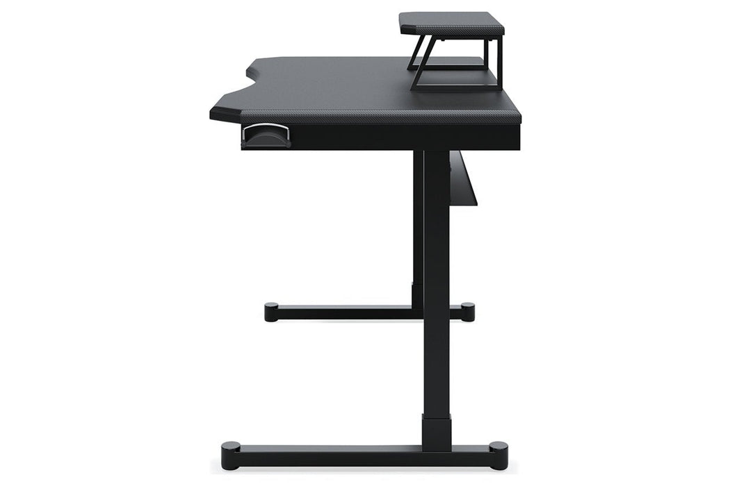 Lynxtyn Black 48" Home Office Desk - Lara Furniture