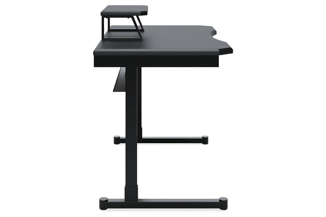 Lynxtyn Black 48" Home Office Desk - Lara Furniture