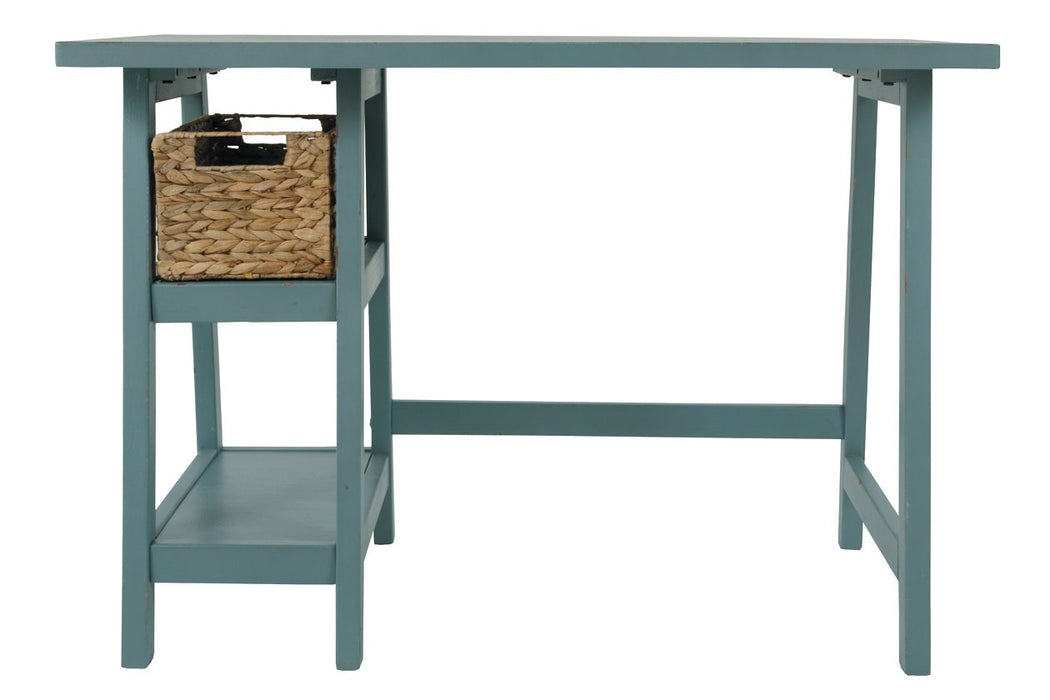 Mirimyn Teal 42" Home Office Desk - Lara Furniture