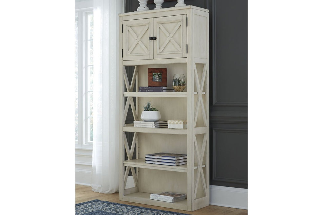 Bolanburg Two-tone 75" Bookcase - Lara Furniture