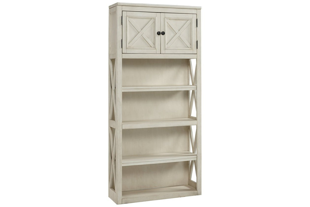 Bolanburg Two-tone 75" Bookcase - Lara Furniture