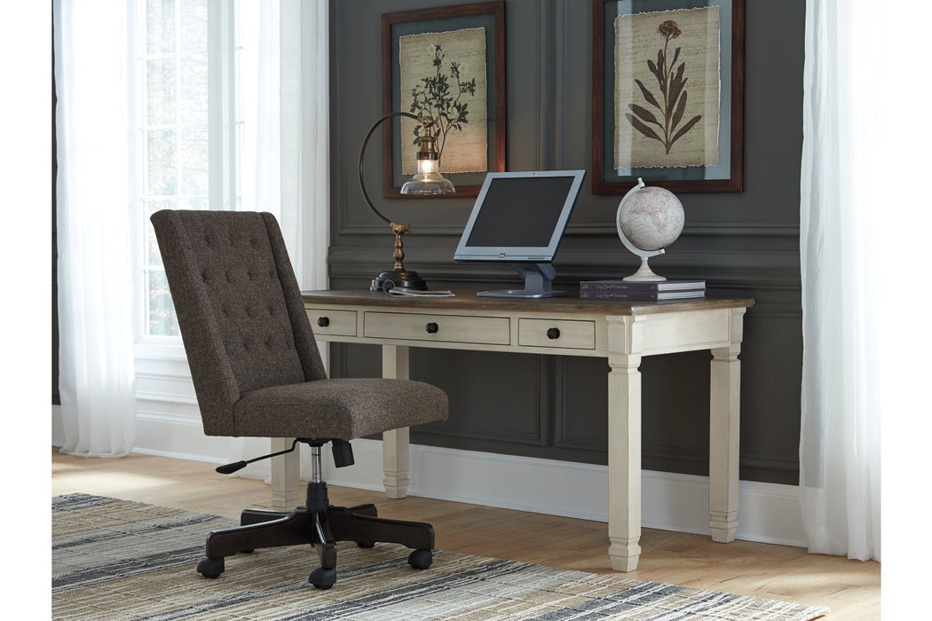 Bolanburg Two-tone 60" Home Office Desk - Lara Furniture