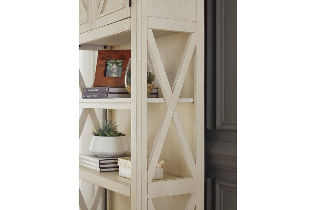 Bolanburg Two-tone 75" Bookcase - Lara Furniture