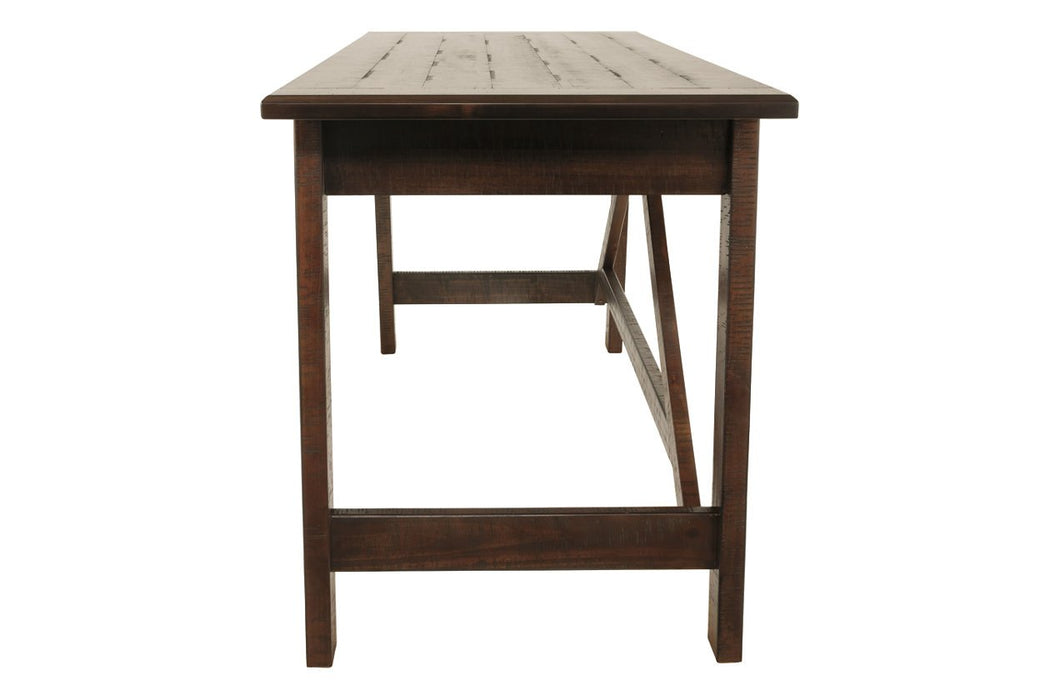 Baldridge Rustic Brown Home Office Desk - Lara Furniture