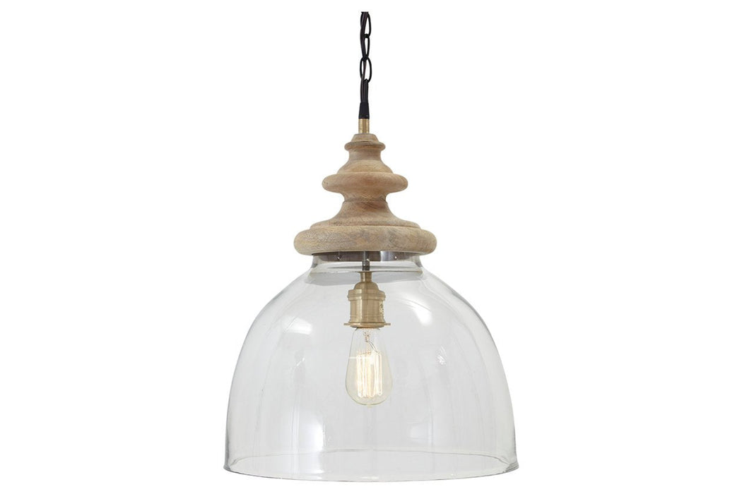 Farica Transparent Pendant Light - Lara Furniture