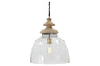 Farica Transparent Pendant Light - Lara Furniture