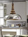 Joziah Antique Silver Finish Pendant Light - Lara Furniture