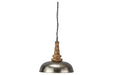 Joziah Antique Silver Finish Pendant Light - Lara Furniture