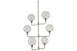 Merton Clear/Silver Finish Pendant Light - Lara Furniture