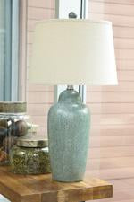 Saher Green Table Lamp - Lara Furniture
