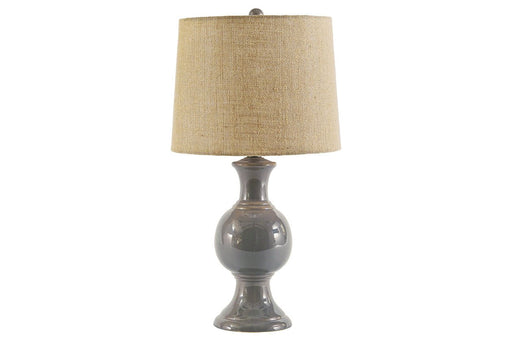 Magdalia Gray Table Lamp - Lara Furniture