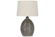 Joyelle Gray Table Lamp - Lara Furniture