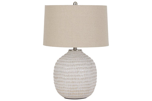 Jamon Beige Table Lamp - Lara Furniture