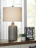 Linus Antique Black Table Lamp - Lara Furniture