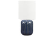 Hengrove Navy Table Lamp - Lara Furniture