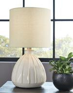 Grantner Off White Table Lamp - Lara Furniture