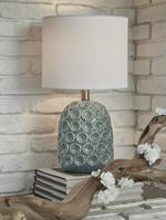 Moorbank Teal Table Lamp - Lara Furniture