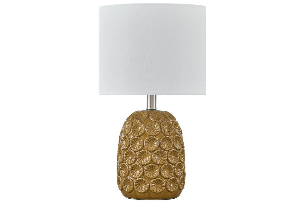 Moorbank Amber Table Lamp - Lara Furniture