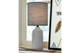 Donnford Charcoal Table Lamp - Lara Furniture