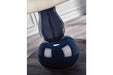 Zellrock Navy Table Lamp - Lara Furniture