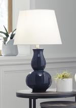 Zellrock Navy Table Lamp - Lara Furniture