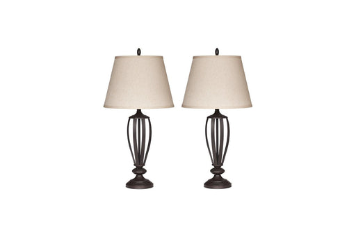 Mildred Bronze Finish Table Lamp (Set of 2) - Lara Furniture