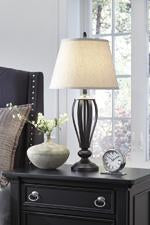 Mildred Bronze Finish Table Lamp (Set of 2) - Lara Furniture