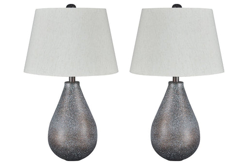 Bateman Patina Table Lamp (Set of 2) - Lara Furniture