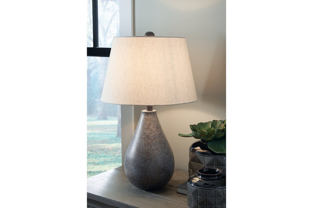 Bateman Patina Table Lamp (Set of 2) - Lara Furniture