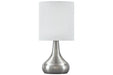 Camdale Silver Finish Table Lamp - Lara Furniture