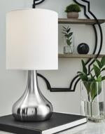 Camdale Silver Finish Table Lamp - Lara Furniture