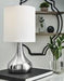 Camdale Silver Finish Table Lamp - Lara Furniture