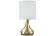 Camdale Brass Finish Table Lamp - Lara Furniture