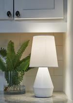 Lanry White Table Lamp - Lara Furniture