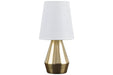 Lanry Brass Finish Table Lamp - Lara Furniture