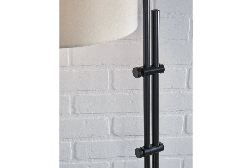 Baronvale Black Floor Lamp - Lara Furniture