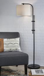 Baronvale Black Floor Lamp - Lara Furniture