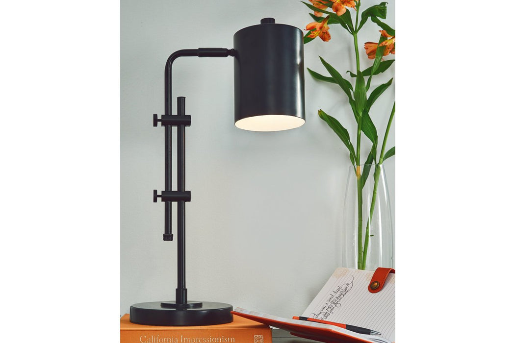 Baronvale Black Desk Lamp - Lara Furniture