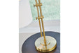 Baronvale Brass Finish Accent Lamp - Lara Furniture