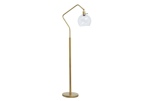 Marilee Antique Brass Finish Floor Lamp - Lara Furniture