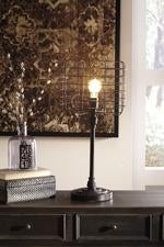 Javan Antique Black Table Lamp - Lara Furniture