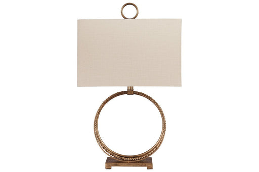 Mahala Antique Gold Finish Table Lamp - Lara Furniture