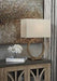 Mahala Antique Gold Finish Table Lamp - Lara Furniture