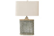 Deondra Gray Table Lamp - Lara Furniture