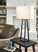 Peeta Antique Pewter Finish Table Lamp - Lara Furniture