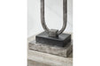 Bennish Antique Silver Finish Table Lamp - Lara Furniture